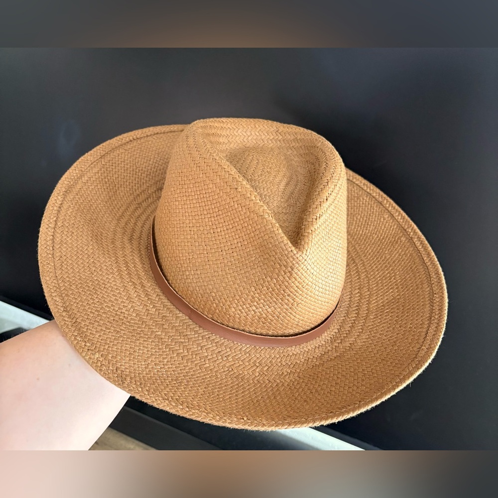 Janessa Leoné Sherman 100% Straw Hat size M - Picture 4 of 12